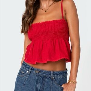 Edikted Millie Scrunch Tank Top